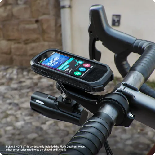 Miniatura 7 de TUSITA Montaje frontal empotrado compatible con Garmin Edge GPS Bike Computer, XOSS G/G+, adaptador de montaje de brida de fricción incluido