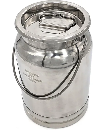Miniatura 2 de The Dairy Shoppe Lata de leche de acero inoxidable Totes (5 litros)