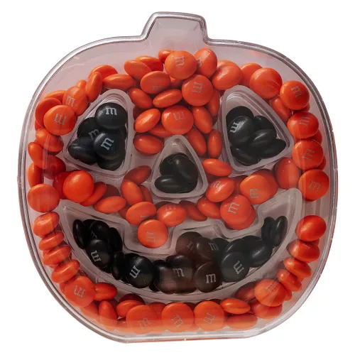 Miniatura 7 de M&M'S WORLD Caramelos de Halloween preimpresos, 2 libras de caramelos a granel en paquete resellable para fiesta de Halloween, dulce o truco