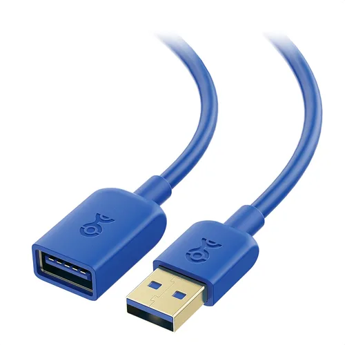 Cable Matters Paquete de 2 cables de extensión USB de 5Gbps - 6 pies, cable de extensión USB 3.0, extensor USB3.0 de macho a hembra, compatible con