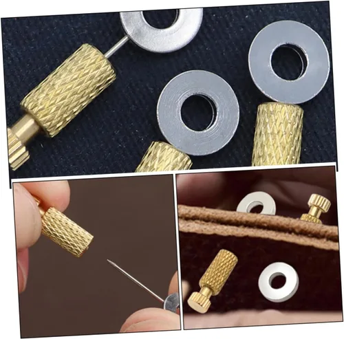 Miniatura 5 de 4 Uds. Herramientas de costura de mano de posicionamiento de mano agujas de posicionamiento fijo Costura Artesanía Bordes hechos a mano Bloqueo