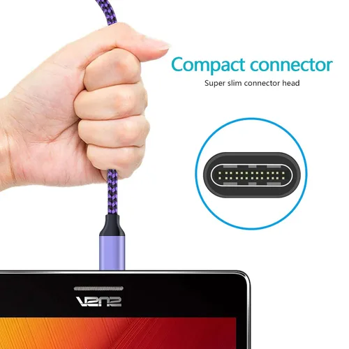 Miniatura 2 de Paquete de 4 cables de carga rápida para iPhone 16 15 Pro, 15/16 Pro Max, 15/16 Plus, 16/15 16e, cargador USB tipo C, cable de teléfono Android