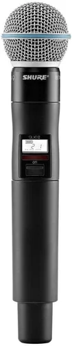 Miniatura 2 de Shure Transmisor de mano QLXD2/B58 con cápsula de micrófono vocal BETA 58A - para uso con sistemas de micrófono inalámbrico digital QLX-D, receptor
