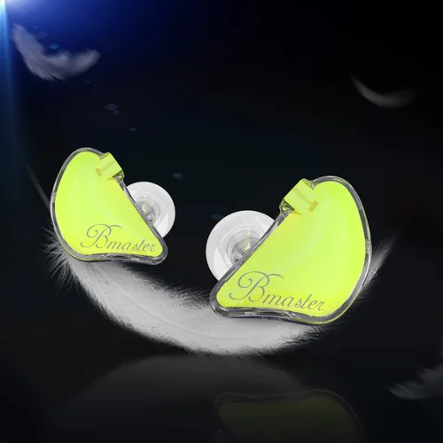 Miniatura 3 de BASN Bmaster - Auriculares intraurales con aislamiento de ruido, monitor de 1BA+2DD con armadura equilibrada híbrida de dos controladores IEM
