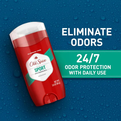 Miniatura 4 de Old Spice Desodorante sin aluminio para hombres, alta resistencia, protección del sudor 24/7 y protección contra olores, frescura 24/7 y aroma