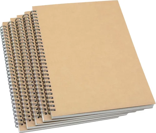 5 cuadernos de bocetos de 16 quilates, bloc de bocetos en espiral, 30 hojas (60 páginas), papel grueso de 120 GSM, para pintura artística y dibujo