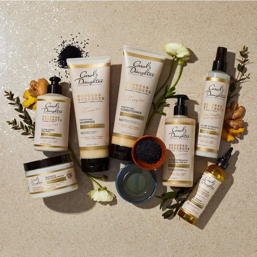 Miniatura 13 de Carol's Daughter Goddess Strength - Juego de 4 productos de tamaño completo para el cuidado del cabello, sin sulfatos, champú, acondicionador