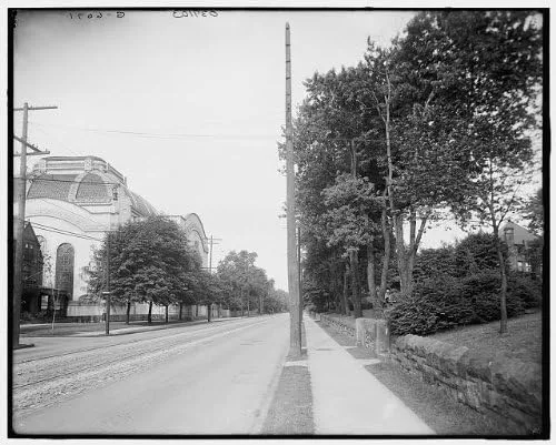 HistoricalFindings Foto: Sinagoga judía Rodeph Shalom, Quinta Avenida, Pittsburgh, Pensilvania, Pensilvania, 1900