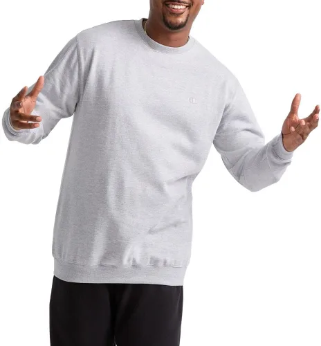 Miniatura 9 de Champion Sudadera de forro polar de peso medio con cuello redondo para hombre (regular o grande y alto)