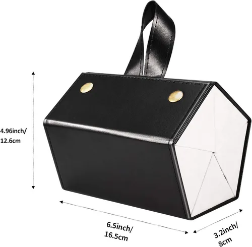 Miniatura 2 de SMARTTOP Organizador de gafas de sol con 5 ranuras y 6 ranuras caja de almacenamiento de gafas de poliuretano múltiples pantallas para colgar