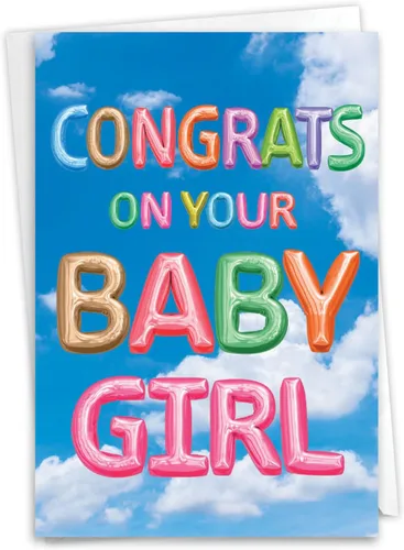 Miniatura 11 de The Best Card Company, Blissful Little Ones - Tarjeta de felicitación para bebé con sobre (4.63 x 6.75 pulgadas), color azul, para niño recién