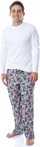 Miniatura 2 de Marvel - Pantalones de pijama para hombre, diseño de cómic de superhéroe, de Los Vengadores