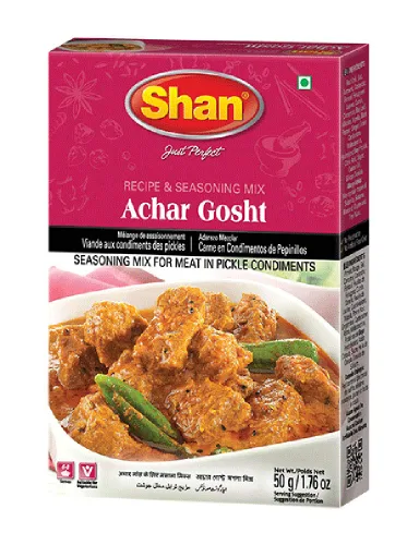 Miniatura 48 de Shan Korma Recipe and Seasoning Mix 1.76 oz (50g) - Spice Powder for Traditional Meat in Yogurt Sauce - Suitable for Vegetarians - Airtight Bag in a