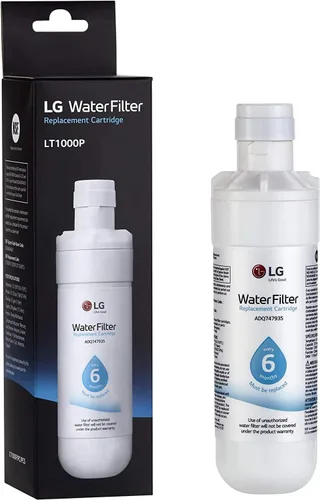 Miniatura 4 de LG LT1000P - Filtro de agua para refrigerador de repuesto de 6 meses/200 galones de capacidad, blanco y 6 meses (LT120F) Filtro de aire