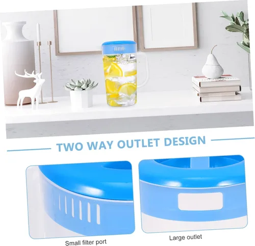 Miniatura 8 de Jarra de agua fría graduada, botellas de agua transparentes, bebidas de hielo, dispensador de bebidas de limonada, frigorífico, jarra de té de un
