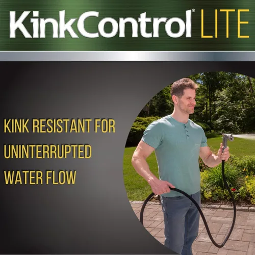 Miniatura 6 de Kink Control Lite, no se expande ni estalla, extremadamente ligera, manguera de jardín, manguera de agua con resistencia superior a los rayos UV