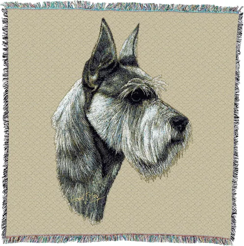 Miniatura 23 de Pure Country Weavers Airedale Terrier - Manta cuadrada de regazo por Robert May - Grupo Terrier, regalo para los amantes de los perros, manta