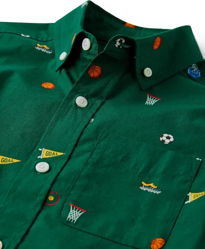 Miniatura 18 de The Children's Place - Camisa de manga corta con botones para niños grandes