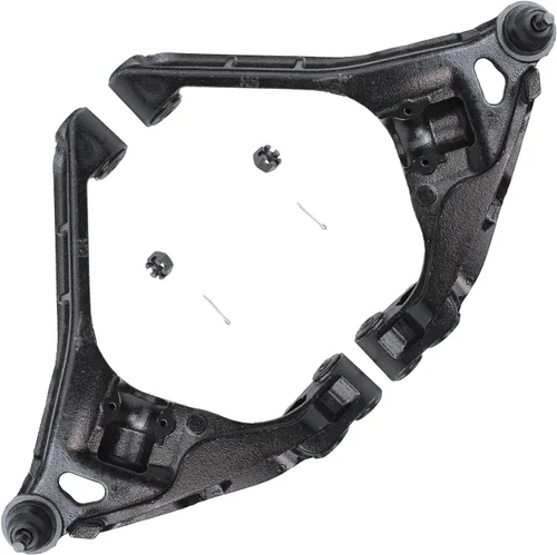 Miniatura 3 de Detroit Axle - Kit de brazos de control de extremo delantero de 8 piezas para Dodge Dakota 00-04, Durango 00-03, 4 brazos de control superior e