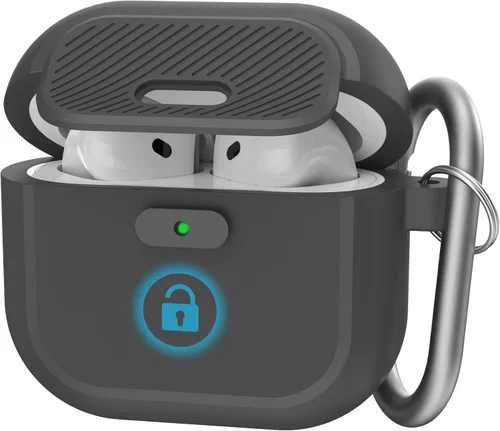 Miniatura 14 de TRONWIN Funda para AirPods Pro 2, [con bloqueo] Funda para AirPods Pro de una pieza (2ª/1ª generación), funda protectora completa de silicona suave