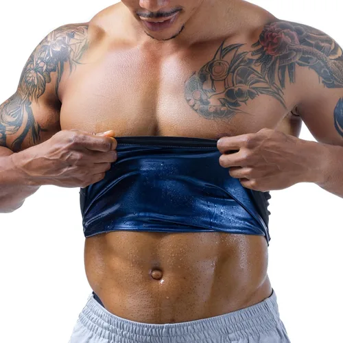 Entrenador de cintura para hombre (XS-10XL). Suda más, da forma a tu espalda y abdomen. Úsalo durante el entrenamiento