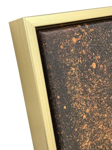 Miniatura 5 de Pintura de arte abstracto grande beige dorado marrón para sala de estar, pintura gris beige, arte de pared escandinavo, decoración del hogar, 14 x