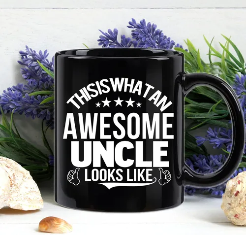 Miniatura 3 de Awesome Uncle Gifts This is What an Awesome Uncle Looks Like Taza impresionante tío taza de cumpleaños Día del Padre regalos para tío de sobrina