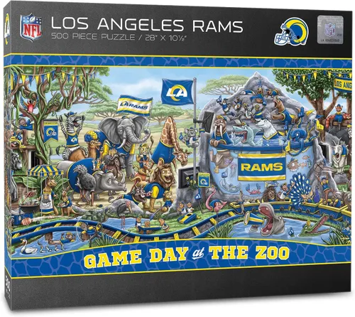 Miniatura 7 de YouTheFan - Rompecabezas NFL Game Day at The Zoo, 500 piezas