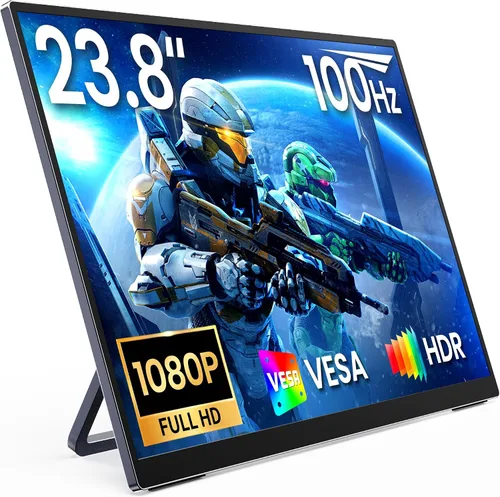 Miniatura 15 de MNN Monitor portátil de 14 pulgadas FHD 1920 * 1200P USB C HDMI Ultradelgado IPS para viajes con altavoces, HDR Plug&Play, monitor externo