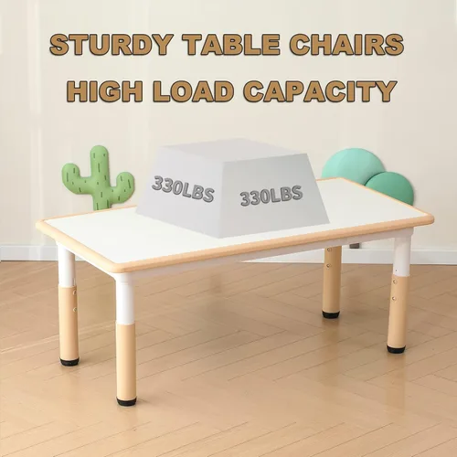 Miniatura 3 de Sillas de mesa para niños pequeños (juego de sillas de mesa para niños de 5 a 8 años, 24 fundas de patas + 12 bolígrafos de color)