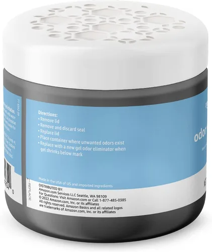 Miniatura 2 de Amazon Basics Gel eliminador de olores, carbón activado, libre de fragancias, 17 onzas, paquete de 1