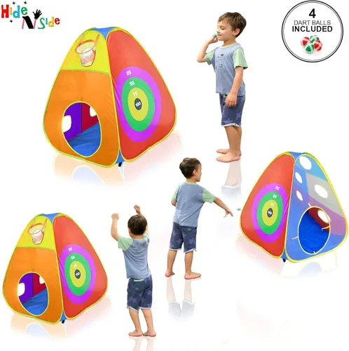 Miniatura 6 de Regalo para niños pequeños y niñas, piscina de pelotas, carpa de juego y túneles para niños, el mejor regalo de cumpleaños para niños de 3, 4 y 5
