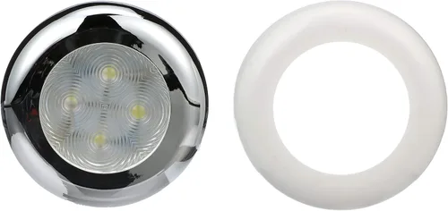 Miniatura 7 de Seachoice - Luz LED de cortesía para interiores, cromado/bisel blanco