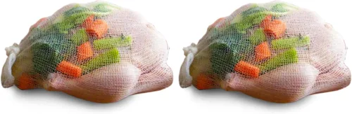 Miniatura 8 de Regency Wraps Calcetines de sopa, paquete de 3 unidades de 24 pulgadas, bolsas de malla 100% algodón; para caldos transparentes, deliciosas sopas