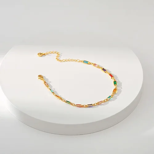Miniatura 88 de Delicadas pulseras de oro para mujer, chapado en oro 18, ajustable, mal de ojo, mariposa, cuentas, perla, corazón, turquesa, hecha a mano para mujer