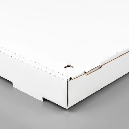 Miniatura 5 de Karat Cajas de pizza de 20,3 x 20,3 cm [paquete de 50] Cajas corrugadas de impresión roja clásica Ventiladas, resistentes a la grasa, duraderas