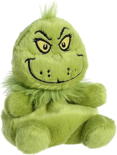 Miniatura 2 de Aurora® Whimsical Dr. Seuss™ Palm Pals™ Grinch Stuffed Animal - Muñeco de peluche oficialmente licenciado para juego imaginativo - Perfecto