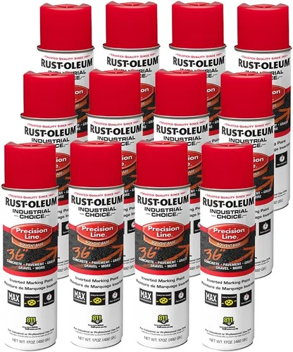 Miniatura 14 de Rust-Oleum 203023 Industrial Choice - Pintura en aerosol para marcado a base de disolvente invertido, 17 onzas, verde fluorescente