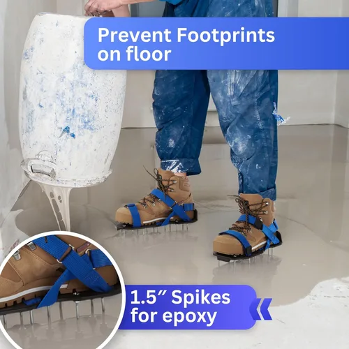 Miniatura 3 de Briliantwerk Aireador de Césped con Correas Ajustables - para Aireación de Césped o como Zapatos Niveladores - Zapatos Aireadores de Césped como