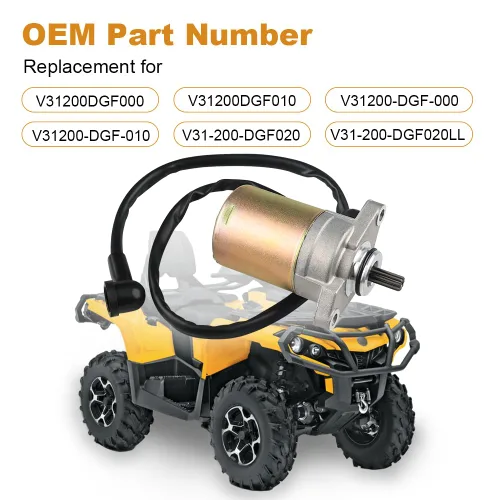 Miniatura 2 de WATERWICH Motor de arranque compatible con Can-Am DS70 DS90 2010-2013/2016-2018 DS70 Mini 2014-2015 DS90 Mini 2014-2015 para V31200DGF000