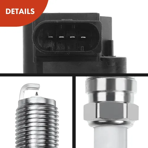 Miniatura 6 de A-Premium Juego de 8 bobinas de encendido y bujías de iridio compatibles con Mercedes-Benz CLS550 E550 S550 2007-2011 GL450 SL550 ML550 S450 CL550
