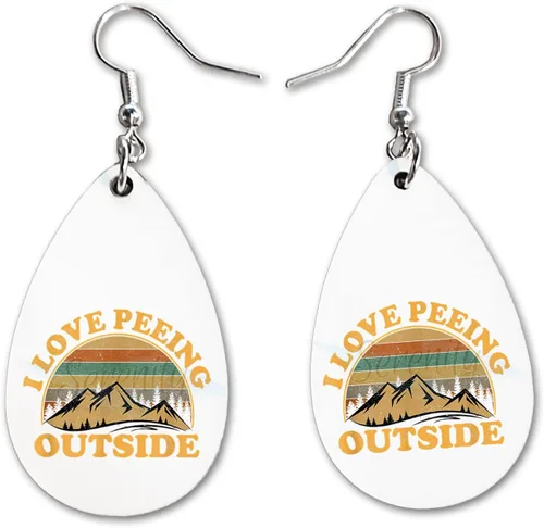 Miniatura 24 de Van Gogh - Juego de aretes colgantes divertidos Lindos aretes de joyería para niñas y mujeres Impresión de doble cara Regalo de cumpleaños