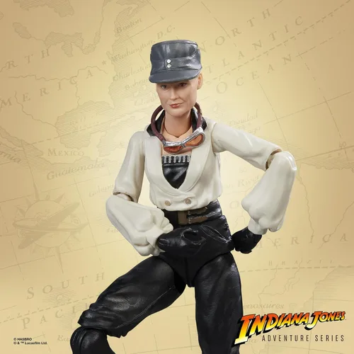 Miniatura 4 de Indiana Jones and The Last Crusade Adventure Series Dr. Elsa Schneider Figura de acción, figuras de acción de 6 pulgadas, juguetes para niños a