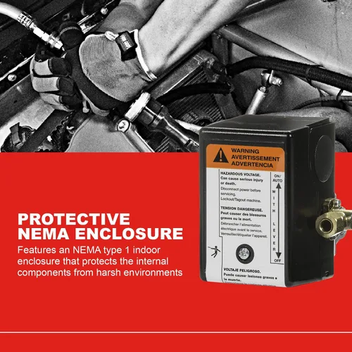 Miniatura 3 de Ingersoll-Rand 23474570 Interruptor de presión para compresor de dos etapas