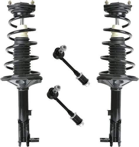 Miniatura 86 de Detroit Axle - Kit de puntales delanteros 2WD para Ford F-150 2005-2008 Lincoln Mark LT 2005-2008, 2 puntales con muelle helicoidal, 2 enlaces