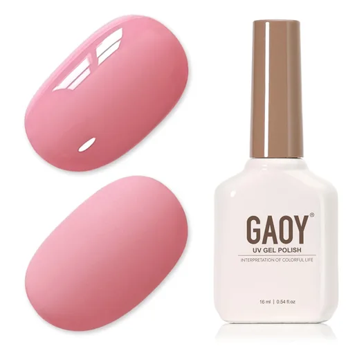 Miniatura 52 de GAOY - Esmalte de uñas de gel marrón, 16ml de esmalte de gel para quitar por remojo, curado con luz UV para arte de uñas, manicura DIY en casa, 2088