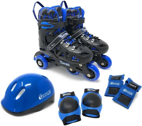 Miniatura 7 de Chicago Inline Training Roller Skates with Protective Gear for Kids