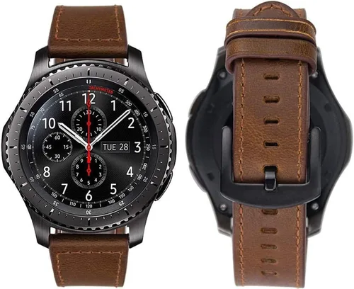 Miniatura 13 de MroTech Correa de 0.866 in compatible con Samsung Gear S3 Frontier/Classic/Galaxy Watch 1.811 in/Galaxy Watch 3 de 1.772 pulgadas, correa de Rojo