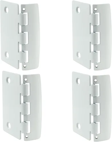 Paquete de 4 cerraduras de puerta de acción abatible, cerradura de puerta abatible, cerraduras de puerta reversibles de privacidad con tornillo