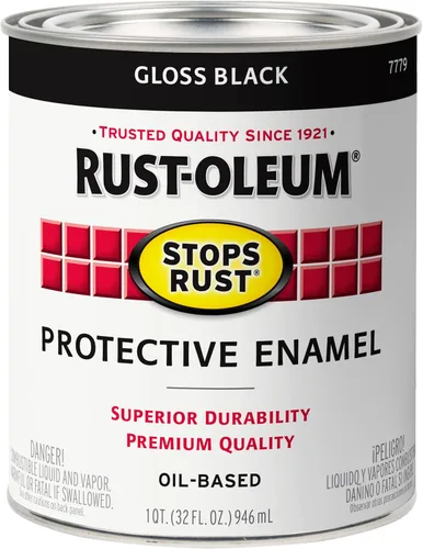 Miniatura 20 de Rust-Oleum 7765502 - Pintura anti-óxido para aplicación con brocha, cuarto de galón, color rojo real brillante, (paquete de 1)